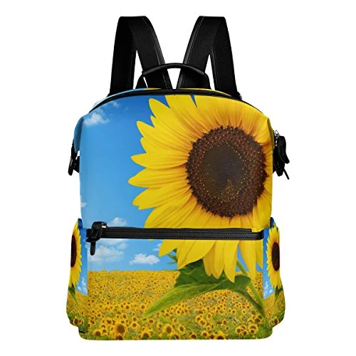 Colourlife Beautiful Sunflowers Stylish Casual Shoulder Backpacks Laptop School Bags Travel Colourlife Beautiful Sunflowers Stylish Casual Shoulder Backpacks Laptop School Bags Travel