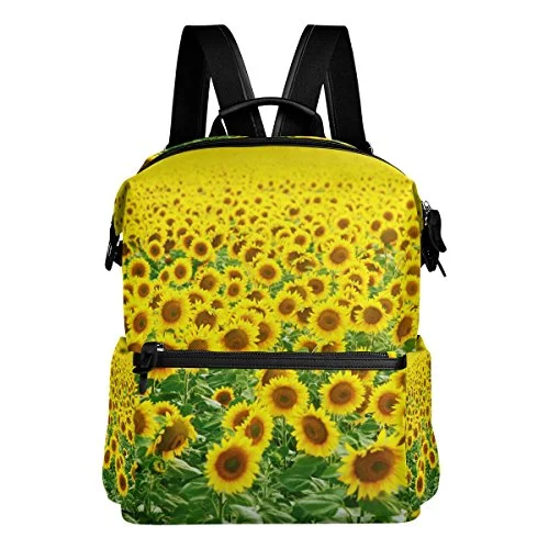 Colourlife Sunflowers Garden Stylish Casual Shoulder Backpacks Laptop School Bags Travel Colourlife Sunflowers Garden Stylish Casual Shoulder Backpacks Laptop School Bags Travel