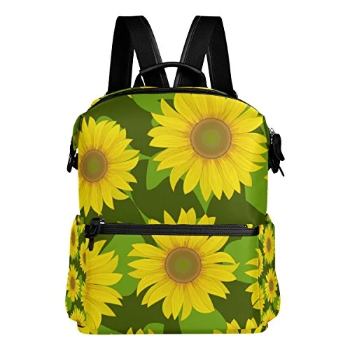 Colourlife Vibrant Sunflowers Stylish Casual Shoulder Backpacks Laptop School Bags Travel Colourlife Vibrant Sunflowers Stylish Casual Shoulder Backpacks Laptop School Bags Travel