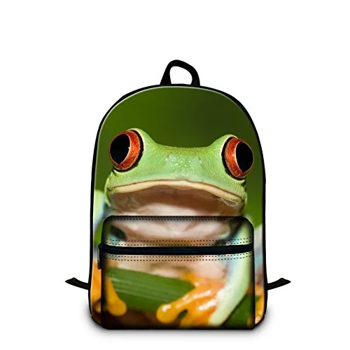 Crazytravel Cotton Canvas Animal Shoulder Rucksack Daypack School Bag For Kids Adult Crazytravel Cotton Canvas Animal Shoulder Rucksack Daypack School Bag For Kids Adult