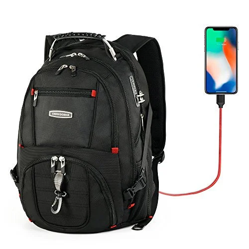 Crossgear Tsa Laptop Backpack With Usb Charging Port And Combination Lock- Fits Most 17.3 Inch Crossgear Tsa Laptop Backpack With Usb Charging Port And Combination Lock- Fits Most 17.3 Inch