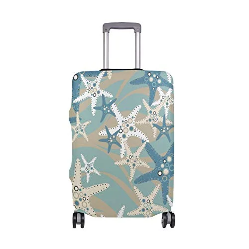 GIOVANIOR Cartoon Starfish Water Wave Luggage Cover Suitcase Protector Carry On Covers GIOVANIOR Cartoon Starfish Water Wave Luggage Cover Suitcase Protector Carry On Covers