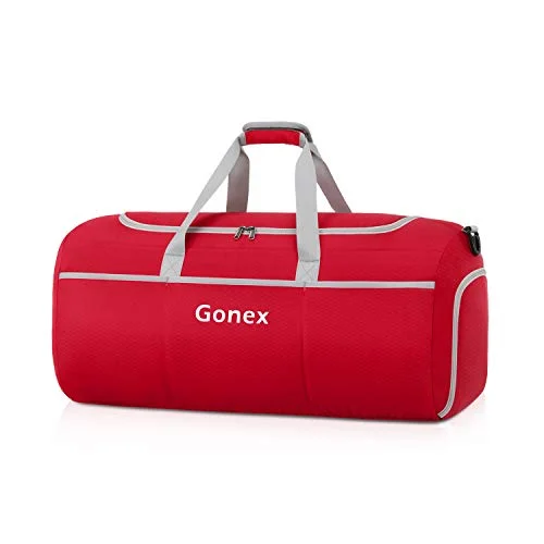 Gonex 50L Packable Travel Duffle, Lightweight Luggage Duffel Sports Gym Bag with Shoe Compartment Gonex 50L Packable Travel Duffle, Lightweight Luggage Duffel Sports Gym Bag with Shoe Compartment