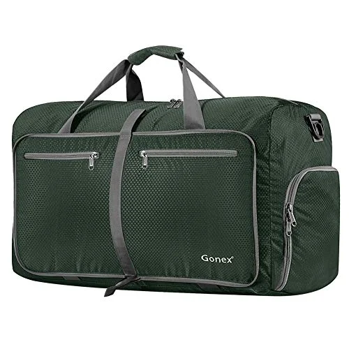 Gonex 80L Foldable Travel Duffle Bag for Luggage, Gym, Sport, Camping, Storage, Shopping Water Gonex 80L Foldable Travel Duffle Bag for Luggage, Gym, Sport, Camping, Storage, Shopping Water