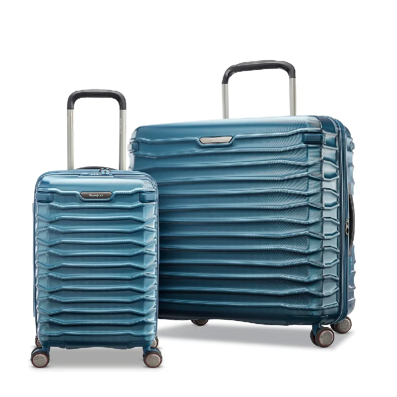 Hardside Expandable with Double Spinner Wheels, Deep Teal, 2PC Set (CO/LG)