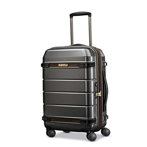 Hartmann Century Carry On Expandable Spinner Carry-On Luggage, Graphite/Espresso
