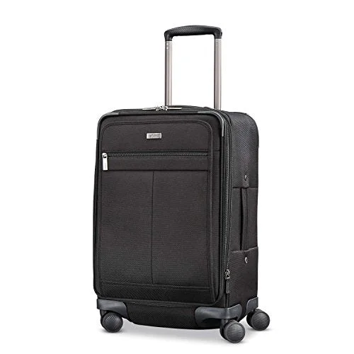 Hartmann Century Global Carry On Expandable Spinner Carry-On Luggage, Basalt Black Hartmann Century Global Carry On Expandable Spinner Carry-On Luggage, Basalt Black