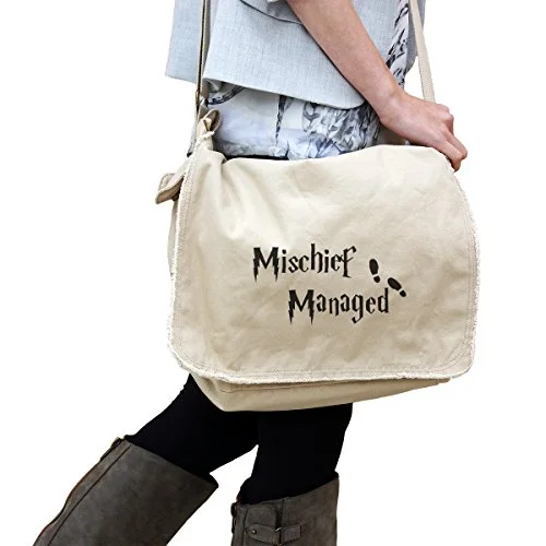 Hp Mischeif Managed Map Footprints 14 Oz. Authentic Pigment-Dyed Raw-Edge Messenger Bag Tote Hp Mischeif Managed Map Footprints 14 Oz. Authentic Pigment-Dyed Raw-Edge Messenger Bag Tote