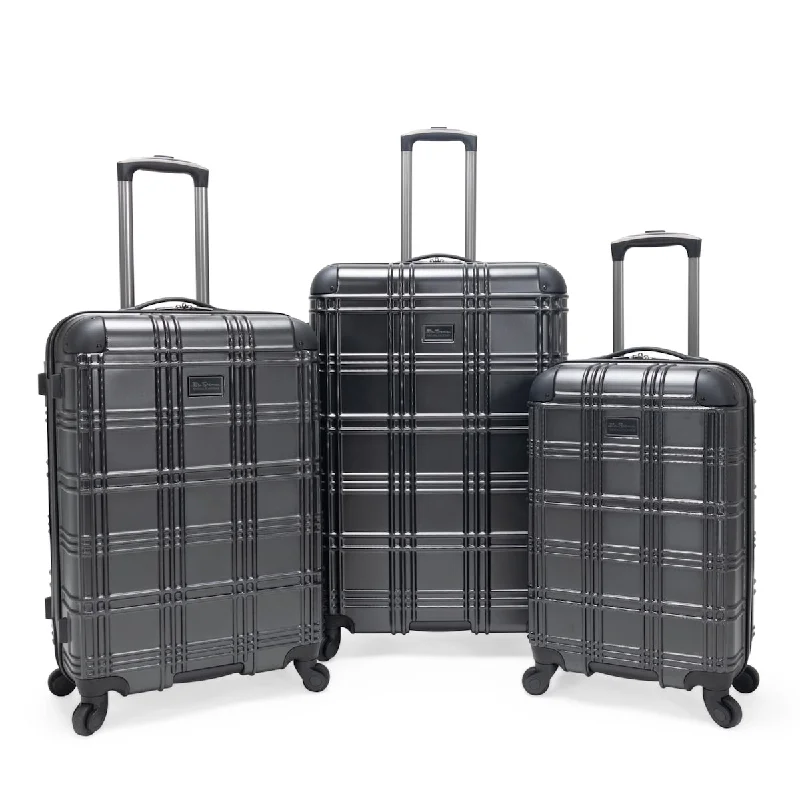 Lightweight Hardside 4-Wheel Spinner Travel Luggage, Charcoal, 3-Piece Set (20"/24"/28") Lightweight Hardside 4-Wheel Spinner Travel Luggage, Charcoal, 3-Piece Set (20"/24"/28")