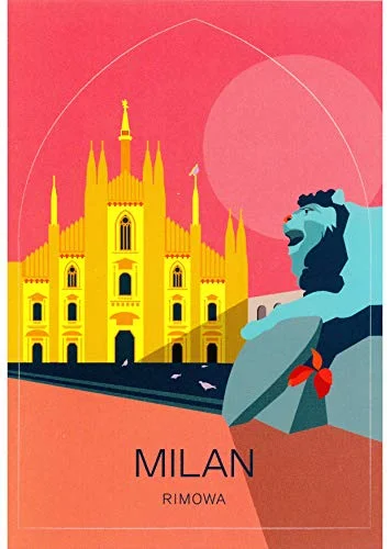 RIMOWA Milan Italy country sticker for Topas, Original, Salsa, Essential series for luggage and carry on"Made in Germany" RIMOWA Milan Italy country sticker for Topas, Original, Salsa, Essential series for luggage and carry on"Made in Germany"
