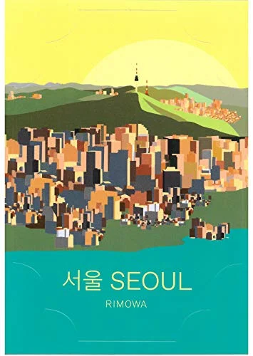 RIMOWA Seoul Korea country sticker for Topas, Original, Salsa, Essential series for luggage and carry on"Made in Germany" RIMOWA Seoul Korea country sticker for Topas, Original, Salsa, Essential series for luggage and carry on"Made in Germany"
