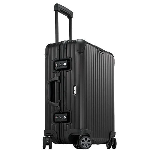 Rimowa Topas Stealth Aluminium Carry on Luggage 21" Inch Multiwheel 32L TSA Lock Spinner Suitcase Matte Black Rimowa Topas Stealth Aluminium Carry on Luggage 21" Inch Multiwheel 32L TSA Lock Spinner Suitcase Matte Black