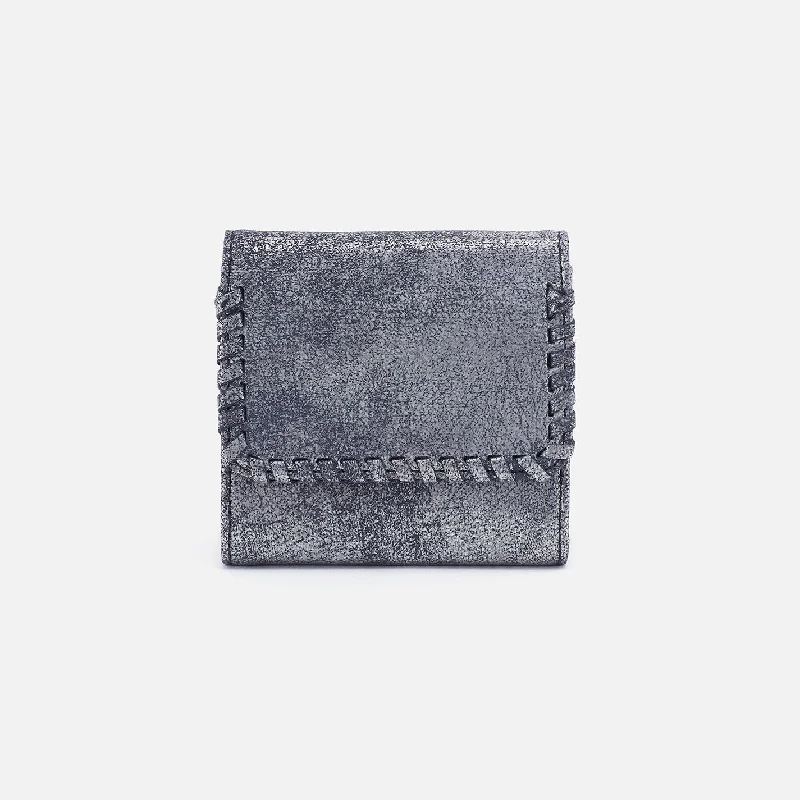 Lightweight money clips for travelLightweight money clips for travelForay Small Wallet In Metallic Leather - Blue Pewter Lightweight money clips for travelLightweight money clips for travelForay Small Wallet In Metallic Leather - Blue Pewter