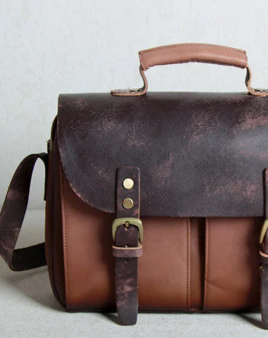 Handmade leather men Briefcase messenger Coffee Brown shoulder bag vintage bag for him Handmade leather men Briefcase messenger Coffee Brown shoulder bag vintage bag for him