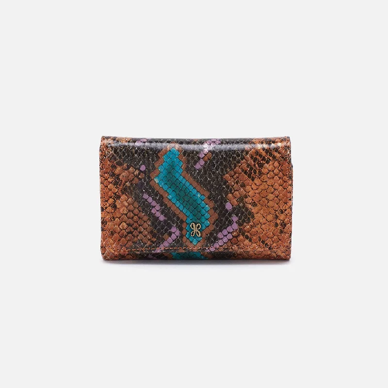 Money clips with RFID protectionMoney clips with RFID protectionJill Trifold Wallet In Printed Leather - Vivid Snake Print Money clips with RFID protectionMoney clips with RFID protectionJill Trifold Wallet In Printed Leather - Vivid Snake Print
