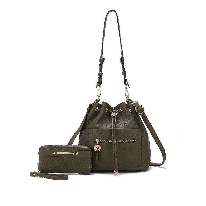 Larissa Bucket Bag and Wallet Set