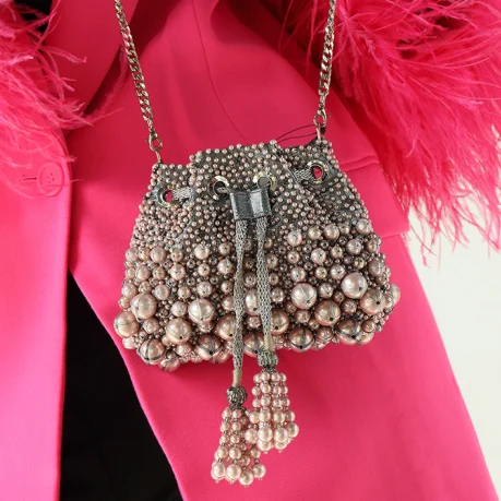 Mini Pearl Bucket Pewter