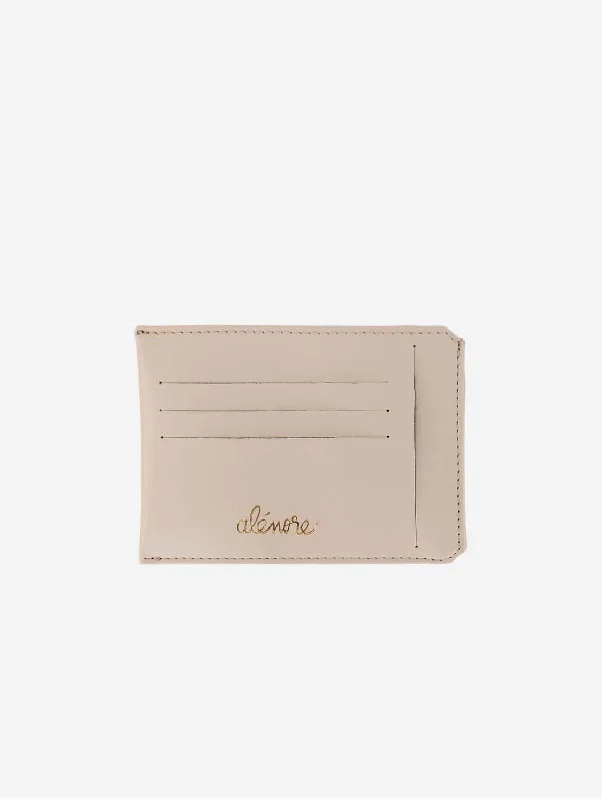 Best money clips for cash and cardsBest money clips for cash and cardsJasmin Vegan Apple Leather Compact Wallet | Nude