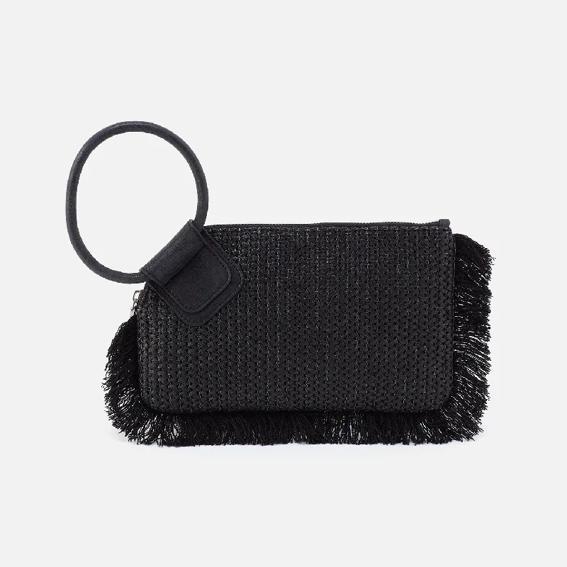 Slim money clips for minimalist walletsSlim money clips for minimalist walletsSable Wristlet in Raffia With Leather Trim - Black Slim money clips for minimalist walletsSlim money clips for minimalist walletsSable Wristlet in Raffia With Leather Trim - Black