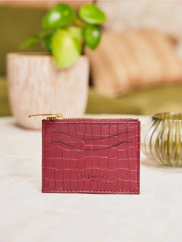 Top-rated money clips for everyday useTop-rated money clips for everyday useVivace Vegan Leather Card Holder | Burgundy Croc Top-rated money clips for everyday useTop-rated money clips for everyday useVivace Vegan Leather Card Holder | Burgundy Croc