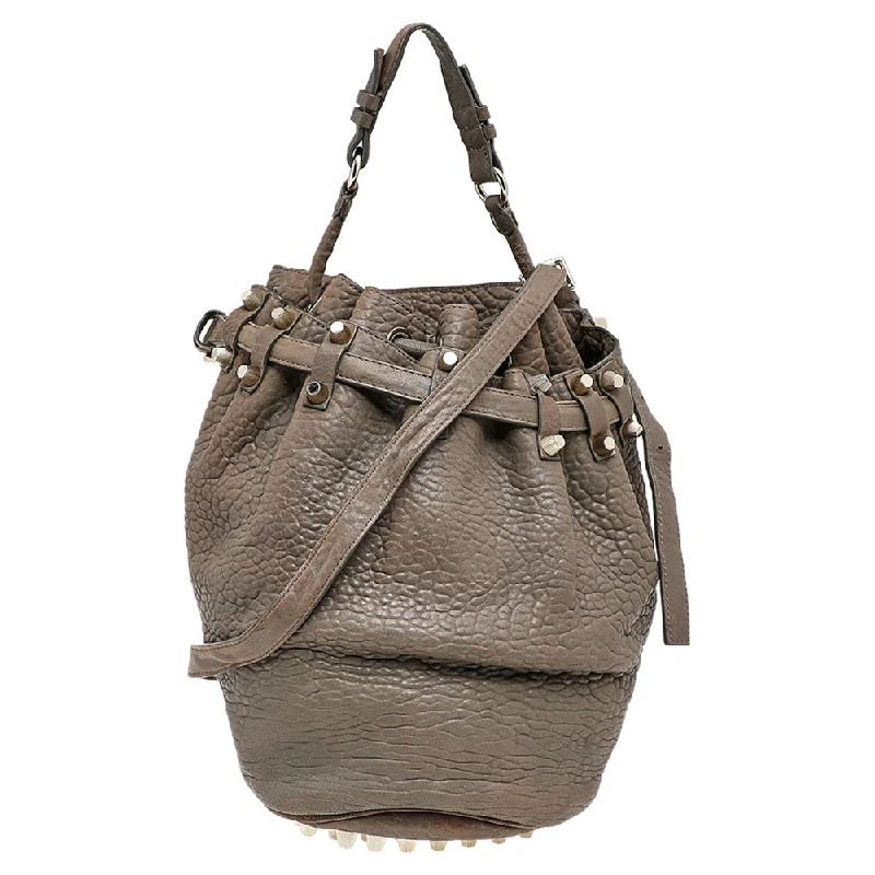 Alexander Wang Textured Leather Diego Bucket Bag