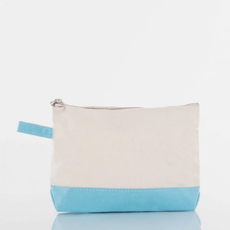 Baby Blue Makeup Bag