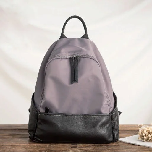 Chic Ladies Nylon Backpack Small Hiking Rucksack For Women