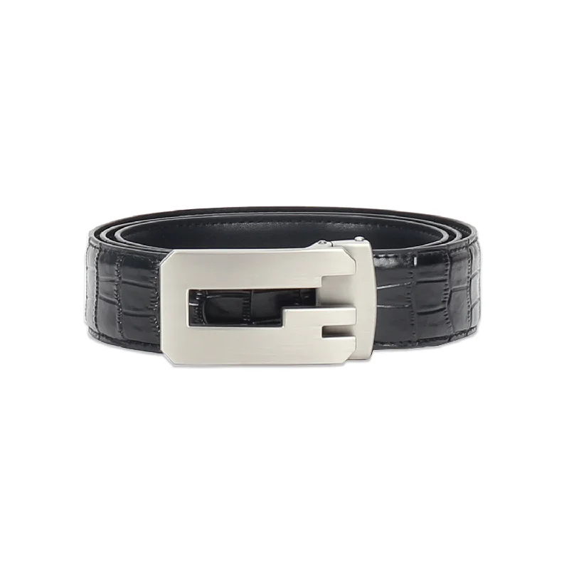 Men's Glossy finish Textured belt