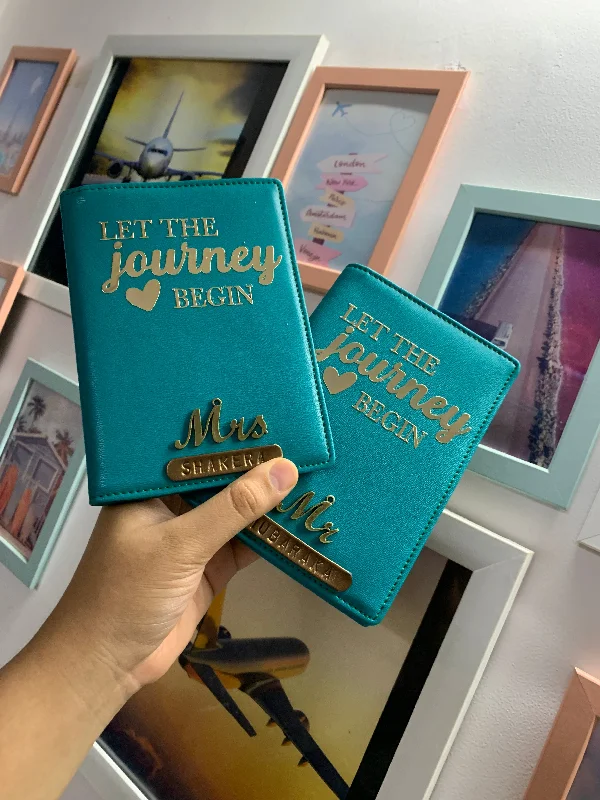 Monogrammed Leather Passport Covers & Wallets as Personalized GiftsCouple Passport Cover Monogrammed Leather Passport Covers & Wallets as Personalized GiftsCouple Passport Cover