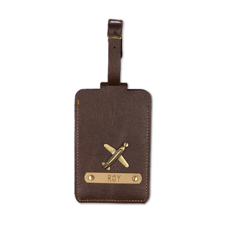 Foldable Passport Covers & Wallets Made of Flexible PVC for Easy StorageDark Brown Luggage Tag - ID slot Foldable Passport Covers & Wallets Made of Flexible PVC for Easy StorageDark Brown Luggage Tag - ID slot