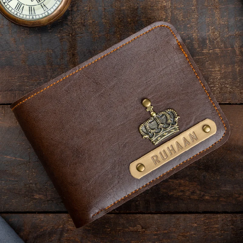Laser-Cut Metal Passport Covers & Wallets with Geometric Designs for Tech-SavvyCustomized Dark Brown Mens Wallet with Free Charm Laser-Cut Metal Passport Covers & Wallets with Geometric Designs for Tech-SavvyCustomized Dark Brown Mens Wallet with Free Charm