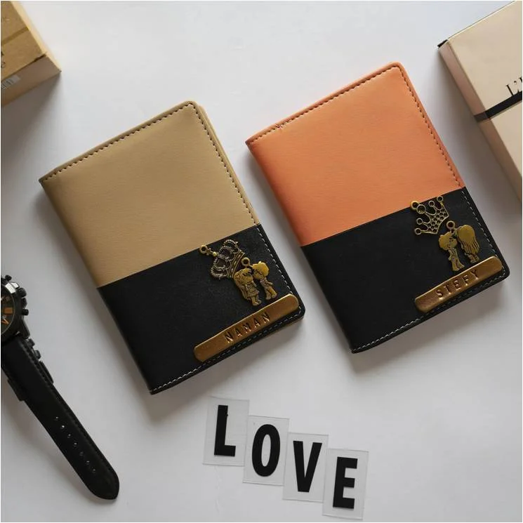 Animal-Print Passport Covers & Wallets for Trendy FashionistasPersonalised Couple Dual Tone Passport Cover