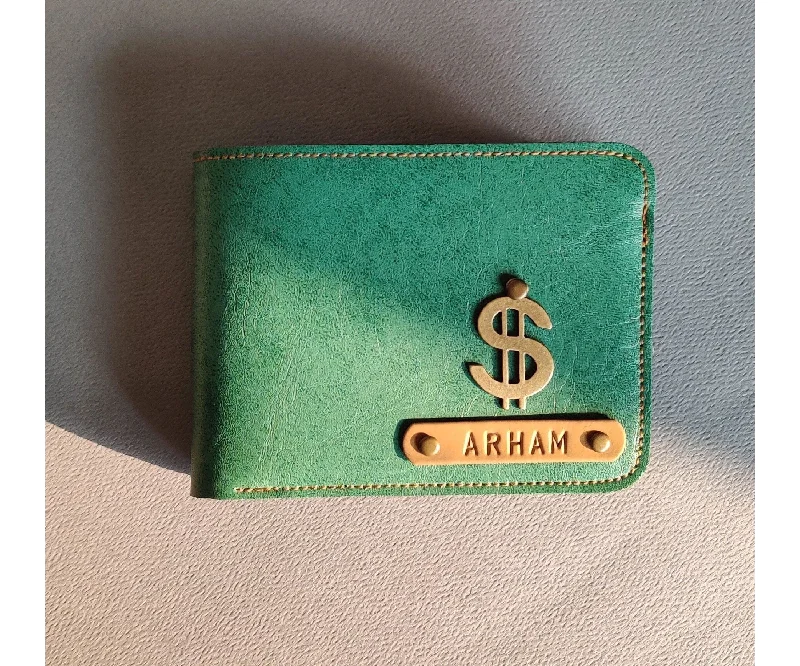 Leather Passport Covers & Wallets with Handmade Stitching for Luxury TravelersCustomized Emerald Green Wallet For Men with Free Charm Leather Passport Covers & Wallets with Handmade Stitching for Luxury TravelersCustomized Emerald Green Wallet For Men with Free Charm