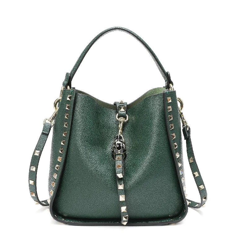 Full-Grain Leather Hobo/ Shoulder Bag