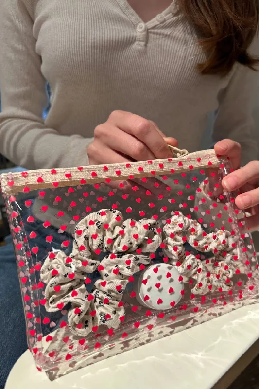 Hearts Makeup Bag