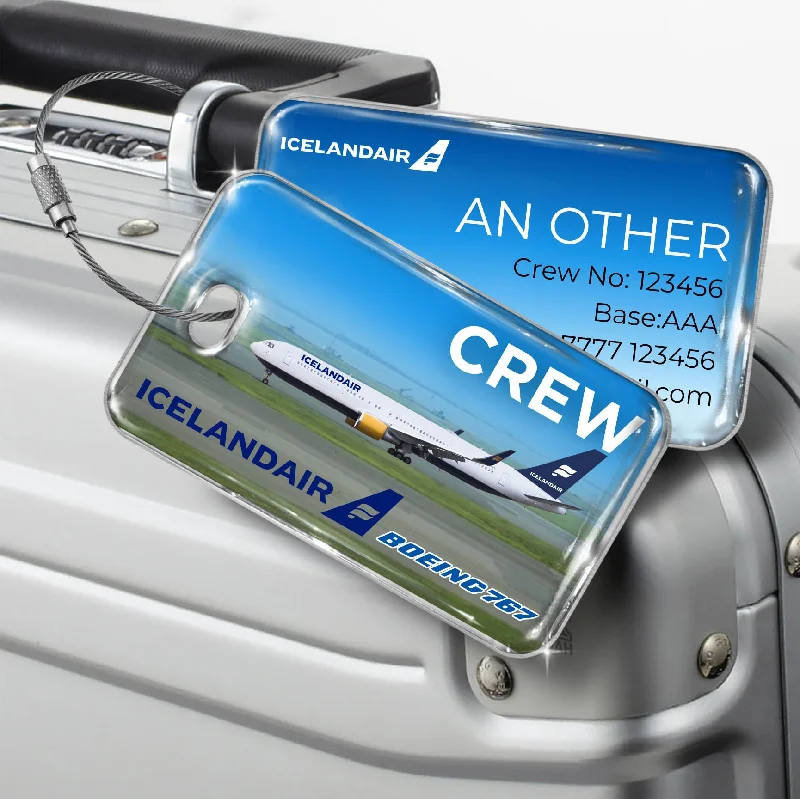 Minimalist Carbon Fiber Passport Covers & Wallets for Modern MenIcelandair B767