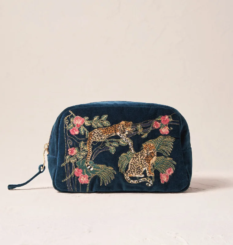 Jungle Jaguar Makeup Bag