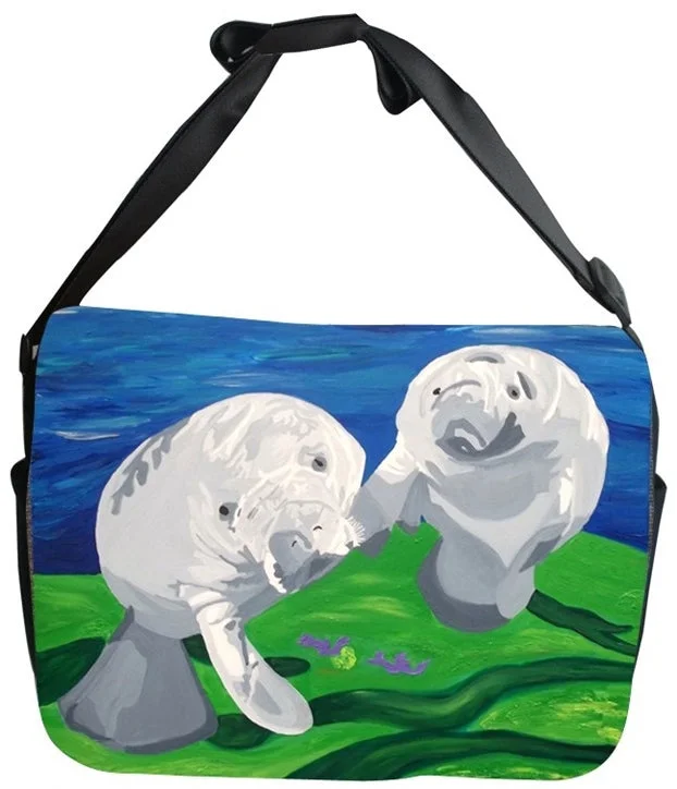 Manatee Canvas Safari Style Messenger Bag - Tanio Curiosity