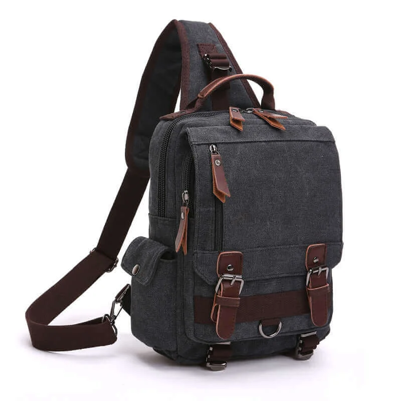 Black - Single Shoulder Strap