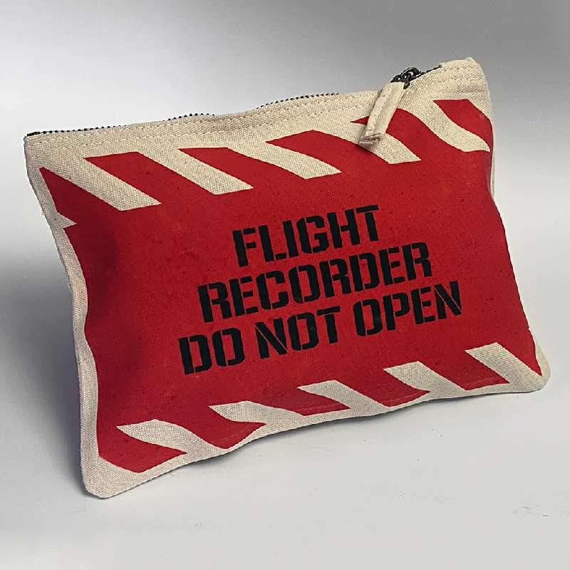 Vegan Leather Passport Covers & Wallets for Environmentally Conscious PeopleFlight Recorder Do Not Open Cosmetic Pouch Vegan Leather Passport Covers & Wallets for Environmentally Conscious PeopleFlight Recorder Do Not Open Cosmetic Pouch