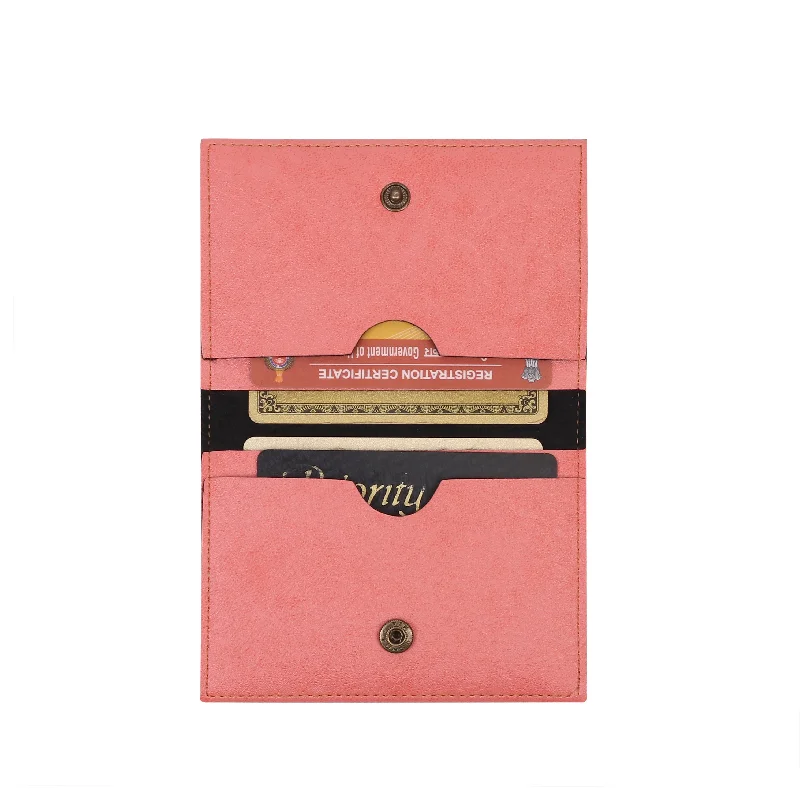 Glittery Sequined Passport Covers & Wallets for Party LoversPeach Bi-Fold Wallet