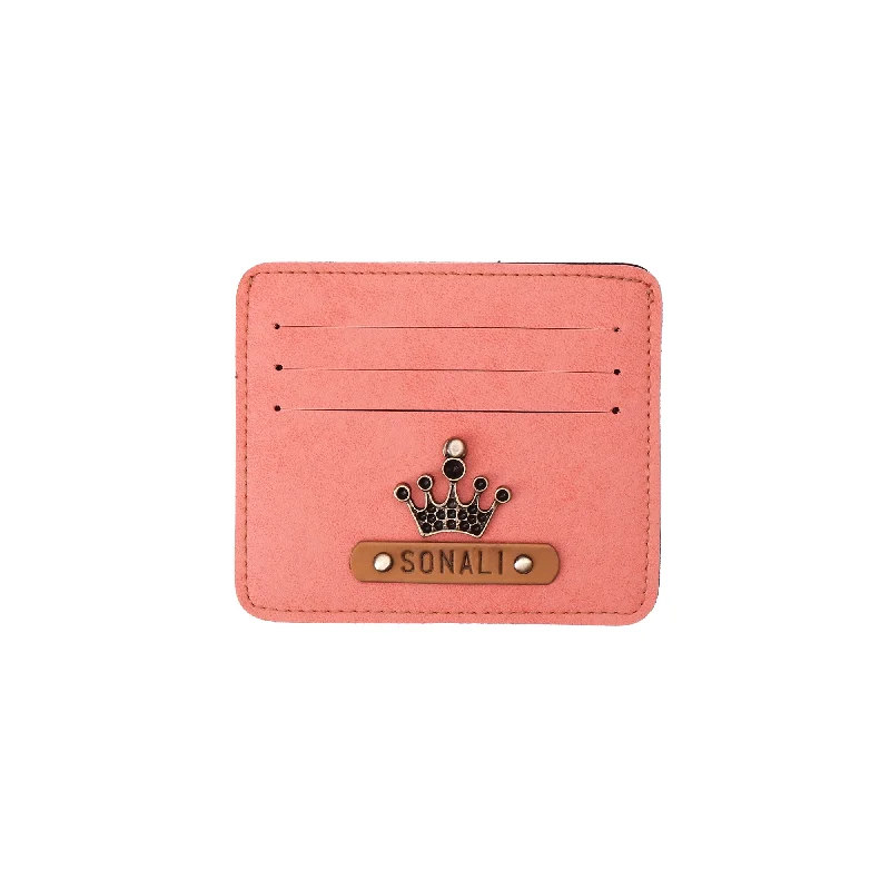 Camouflage-Patterned Passport Covers & Wallets for Hunters and MilitariesPeach Card Holder Camouflage-Patterned Passport Covers & Wallets for Hunters and MilitariesPeach Card Holder