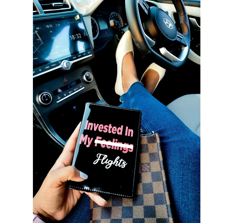 RFID-Blocking Passport Covers & Wallets in Sleek Black for Business TripsPersonalised Black Quote Printed Passport Cover RFID-Blocking Passport Covers & Wallets in Sleek Black for Business TripsPersonalised Black Quote Printed Passport Cover