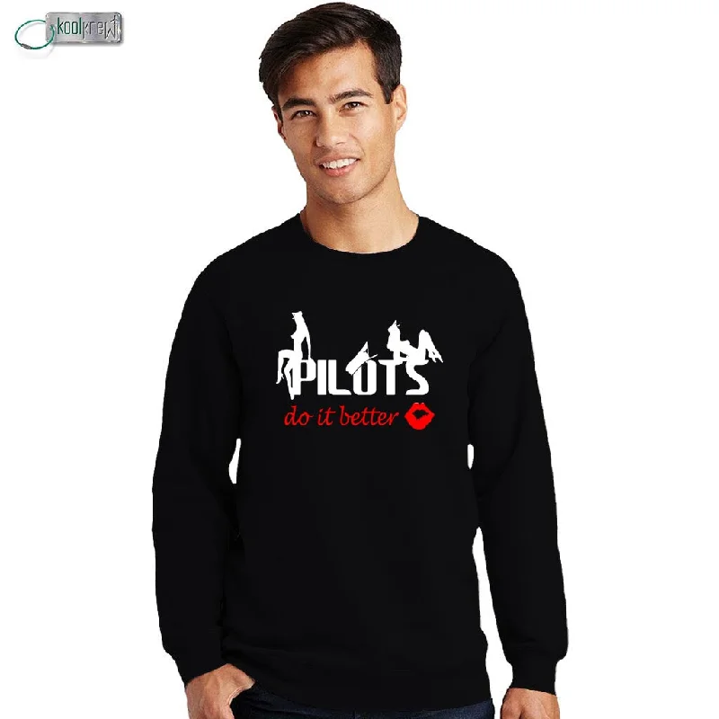 Glittery Sequined Passport Covers & Wallets for Party LoversPilots Do It Better Sweatshirt Glittery Sequined Passport Covers & Wallets for Party LoversPilots Do It Better Sweatshirt