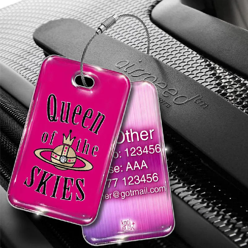 Cartoon-Themed Passport Covers & Wallets for Kids and Young AdultsQueen Of The Skies Tag Cartoon-Themed Passport Covers & Wallets for Kids and Young AdultsQueen Of The Skies Tag