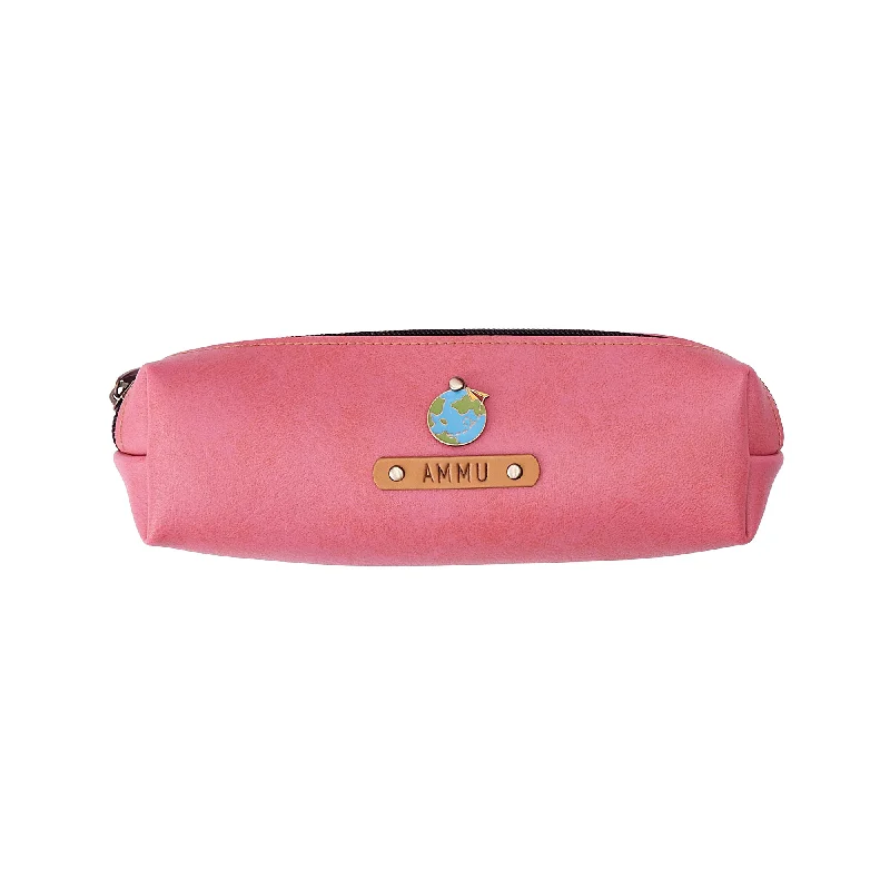 Magnetic-Closure Passport Covers & Wallets for Quick AccessPink Pencil Pouch