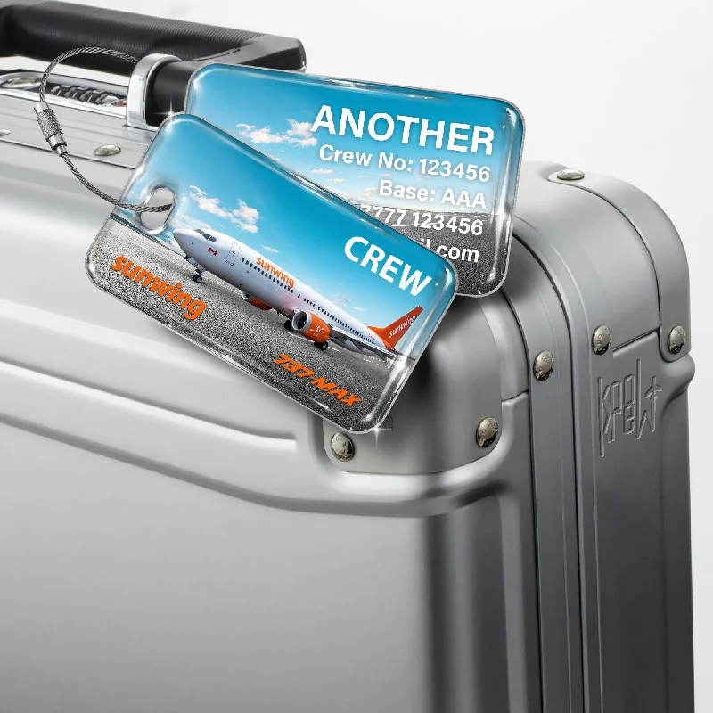 Waterproof Nylon Passport Covers & Wallets for Outdoor AdventuresSunwing Airlines B737 MAX 8