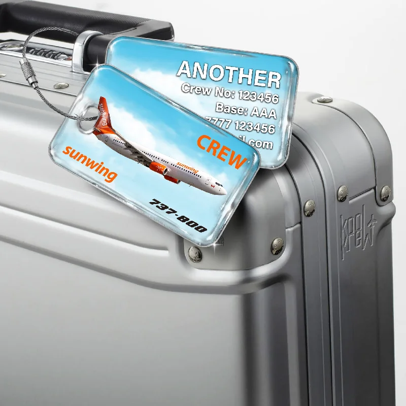RFID-Blocking Passport Covers & Wallets in Sleek Black for Business TripsSunwing Airlines B737-800