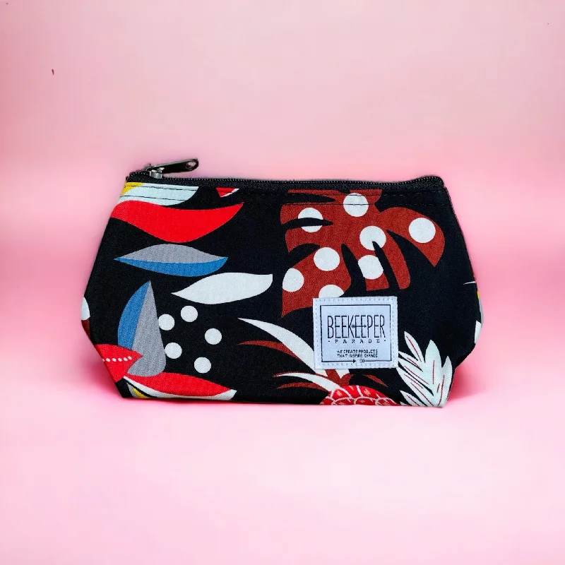The Tropical Pineapple 🍍 Small Toiletry + Makeup Bag