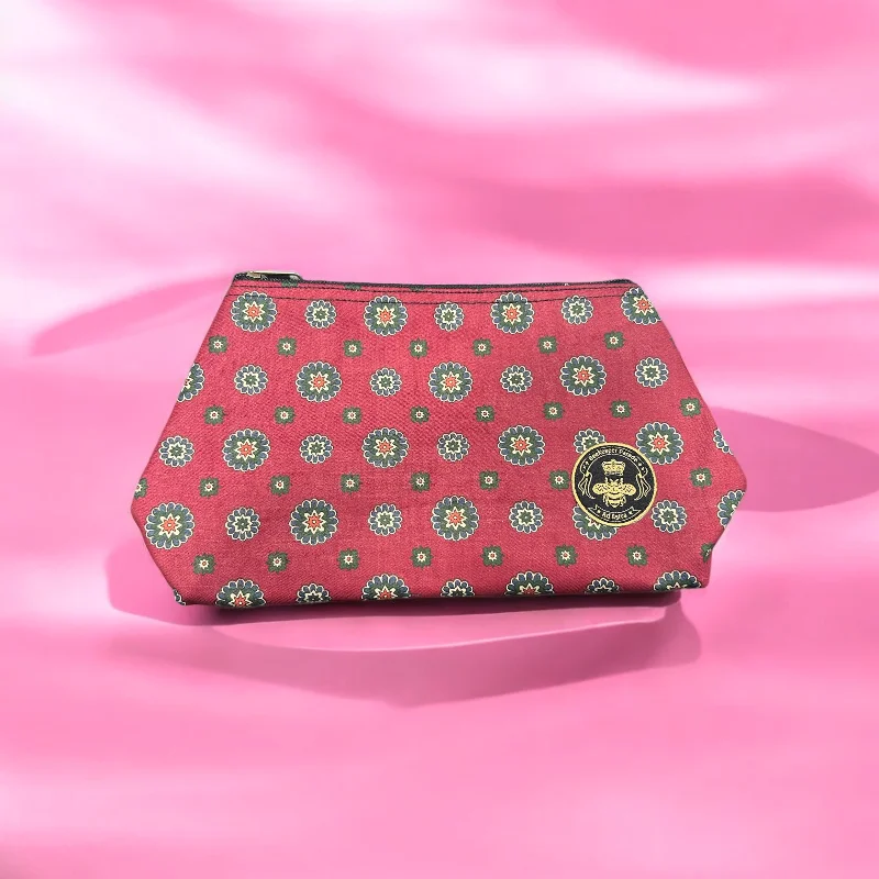 The Marroon 🌸 Large Toiletry + Makeup Bag
